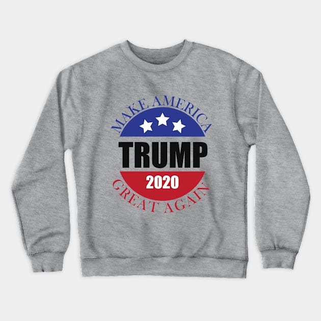 Trump 2020 Make America Great Again - ver 2 Crewneck Sweatshirt by G! Zone